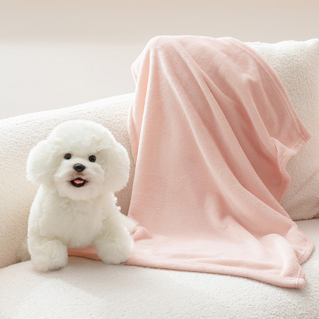 더페피 포근포근 펫 담요 겸 이불, 밀키베리, 1개