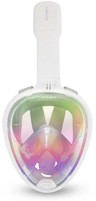 Diveepro 極限全臉浮潛面鏡, 奶油白