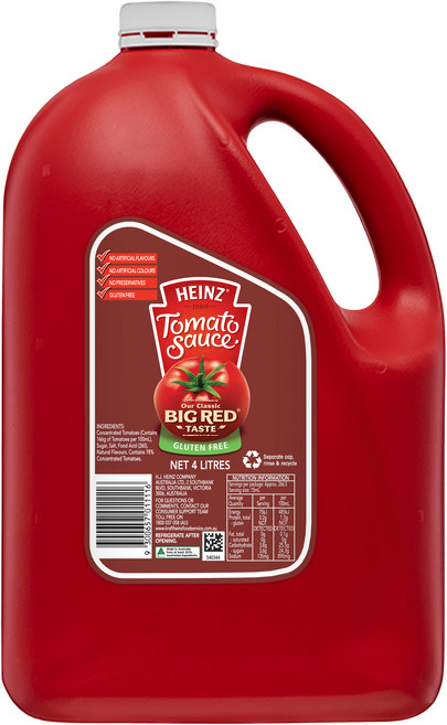 HEINZ 亨氏 番茄醬, 1個, 4L