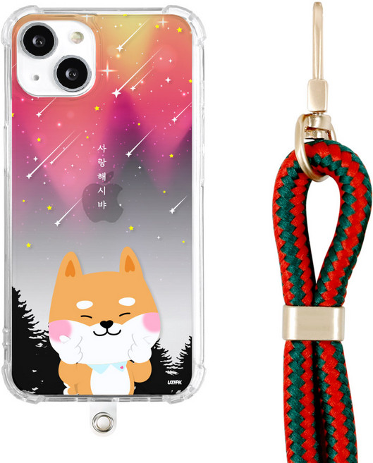유스픽 시바숑 별빛이 내린다 목걸이 휴대폰 케이스