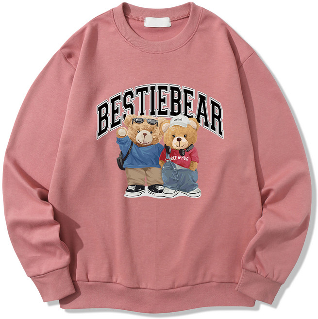 일루소 남녀공용 특양면 스탠다드 베스티베어 베이직핏 맨투맨