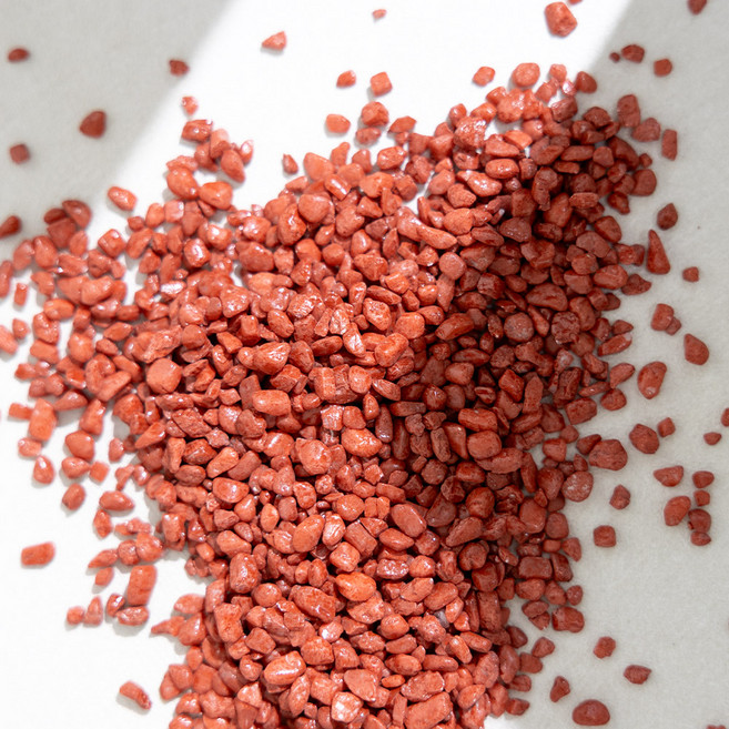 플라워트리 화분 어항 바닥재 프리미엄 칼라스톤 3~5mm 밤색, 1kg, 1개