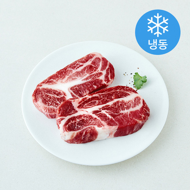 6다이닝 이베리코 목살 스테이크 (냉동), 1개, 330g