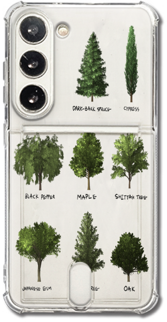 iRUDA 썸머 컬렉션 카드 수납 젤리 휴대폰 케이스