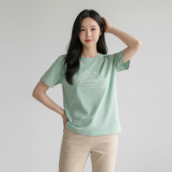 레몬소울 여성용 ELECTRON 반팔 티셔츠