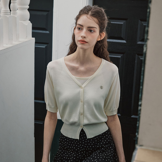 제로스트릿 여성용 샤베트 나시 + 가디건 세트