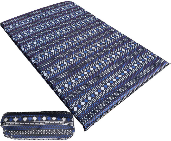 밴프 시그니처 자충 캠핑 매트 더블 5T, 네이비