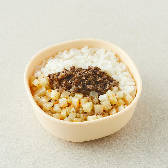 원더스푼 아이들 한우감자 소보로 덮밥, 100g, 1개