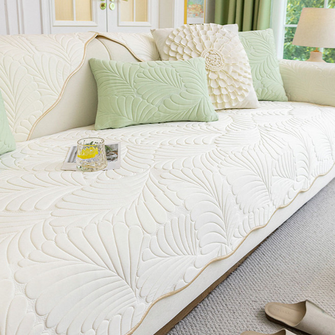 지앤와이 빅리프 쿨 라텍스 물결 논슬립 소파패드