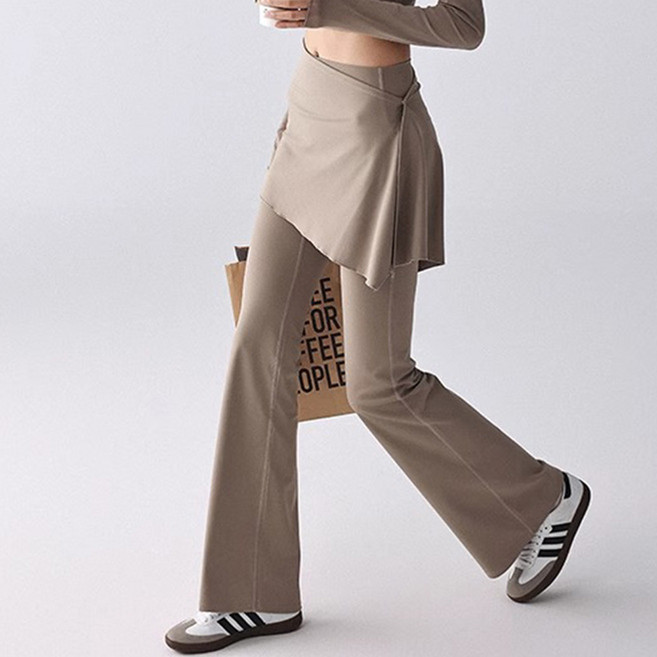 MEICHEL 女性Autora喇叭瑜珈皮拉提斯裙褲 11017