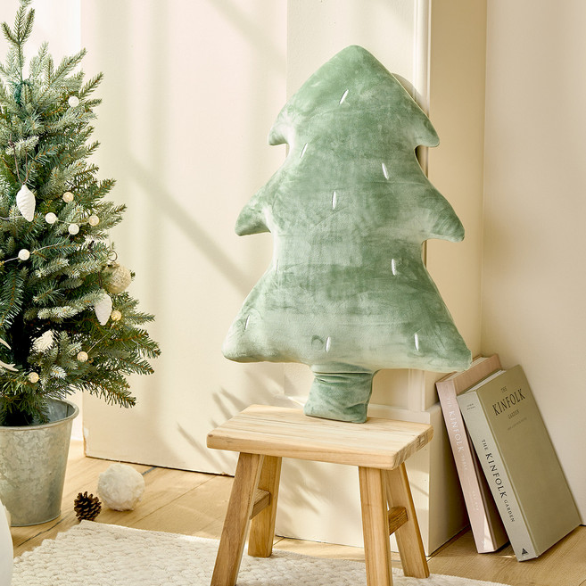 룸앤홈 크리스마스 메리트리쿠션, 그린, 1개