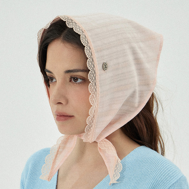 바잘 VA 커브드 오벌 메탈 레이스 반다나