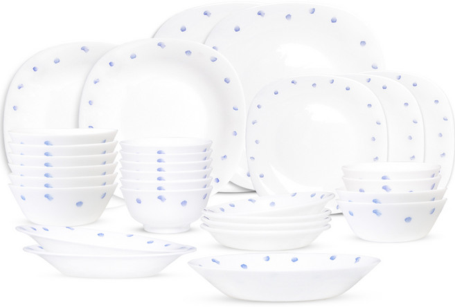 바칠레 메이릴 8인 한식기세트 30p, 1세트, 8종, 혼합색상