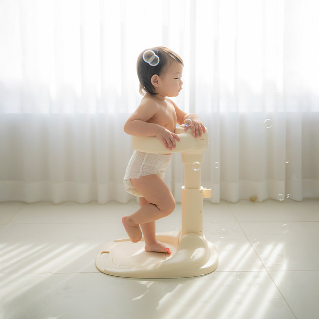 아가드 유아용 폴딩 샤워핸들, 베이지