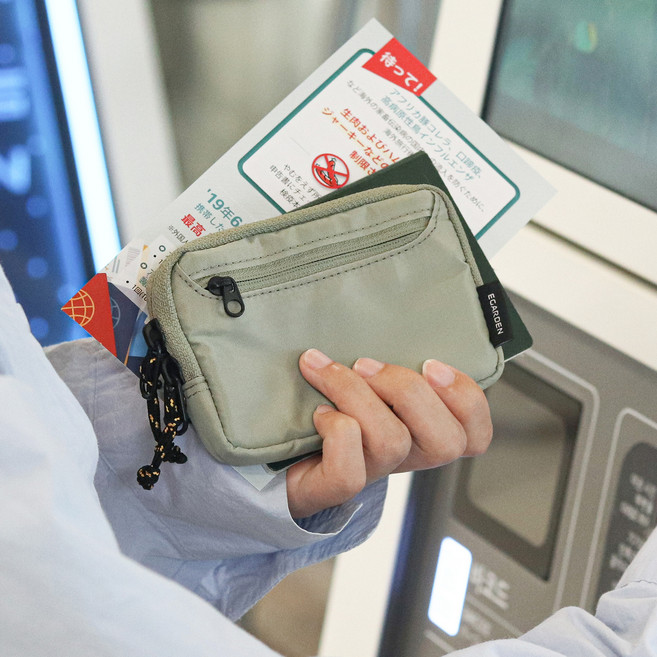 EGARDEN 旅行用尼龍拉鍊錢包