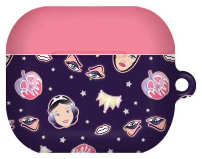 디즈니 백설공주 애플 에어팟 3세대 하드 케이스, 패턴크라운 백설공주