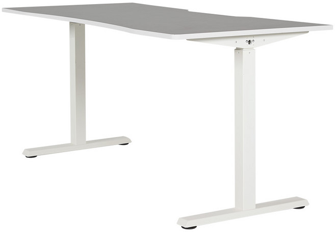 제닉스 아레나 엑스 핸들 높이조절 모션 데스크 1400 방문설치, 화이트