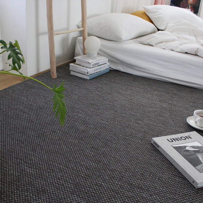 노크노크 먼지없는 플랫 쟈가드 거실 정사각 러그