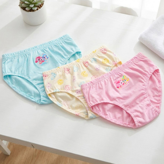 프리미에팜 아동용 캐치 티니핑 순면 팬티 3종 세트 2호