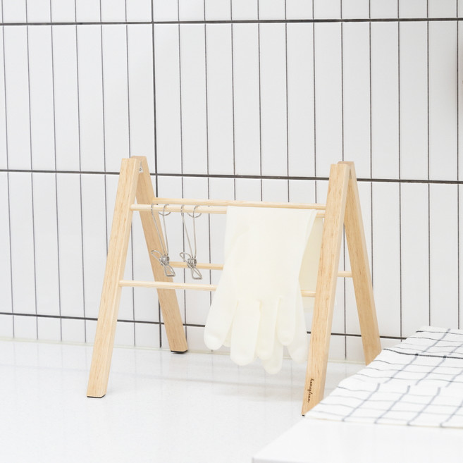 홈글림 접이식 미니 행주 건조대, 1개