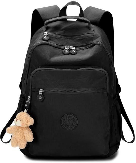 애드에딧 여성용 경량 로즐리 백팩 + 인형 세트