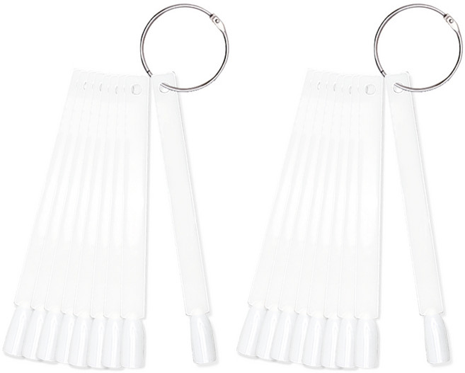 Lvia 環形桿狀色卡 50個, 透明色, 2組