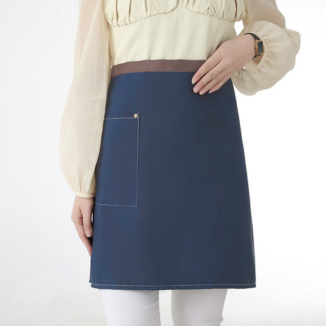 데이소이 단색 심플 허리 앞치마 ONE SIZE, 02 블루, 1개