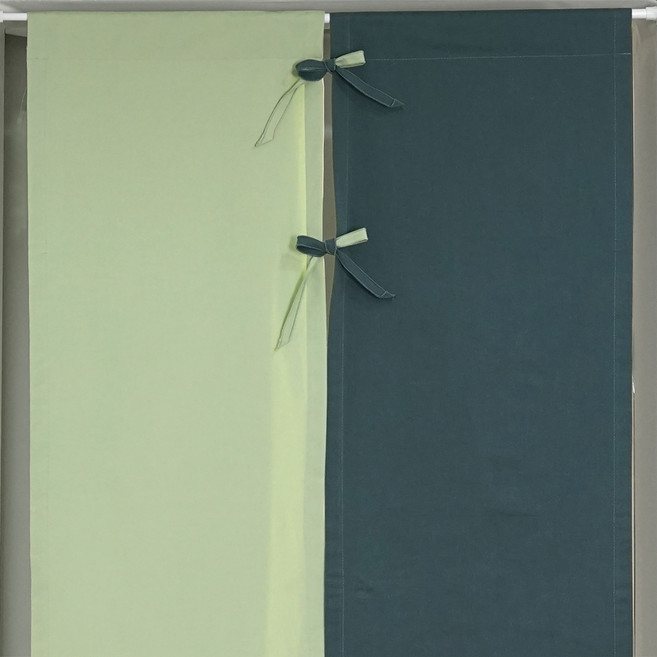 나비손길 고밀도 순면 가리개 세트 봉집형