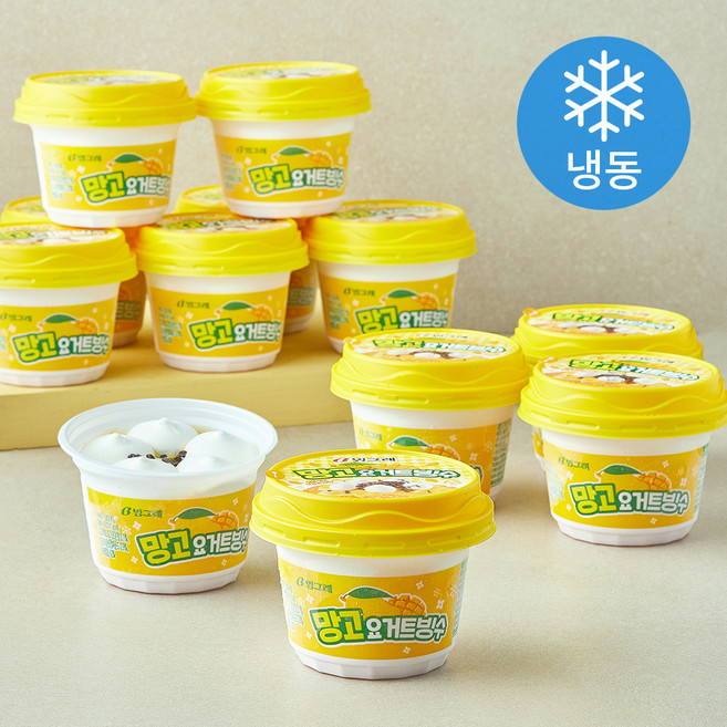 빙그레 망고요거트빙수 (냉동), 1개, 12개입, 240ml