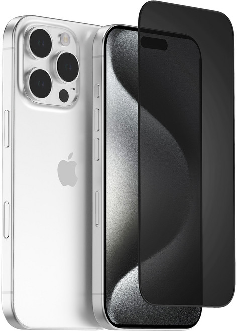 ihitKOREA 防窺隱私保護全覆蓋螢幕保護貼鋼化玻璃 4片組, 1套