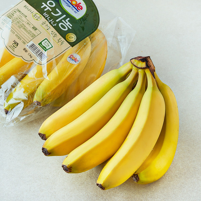 돌 유기농 인증 바나나, 1.1kg, 1개