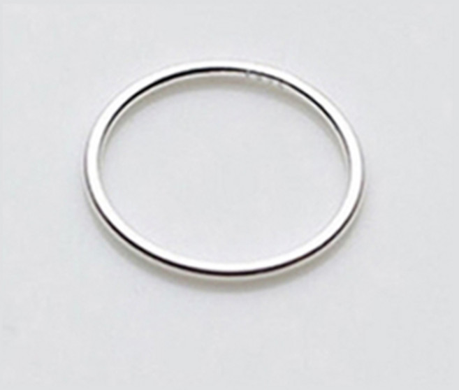 에르모사제이 여성용 실버925 레이어드 마디 데일리 반지 R011 + 클리너천 + 선물케이스 세트