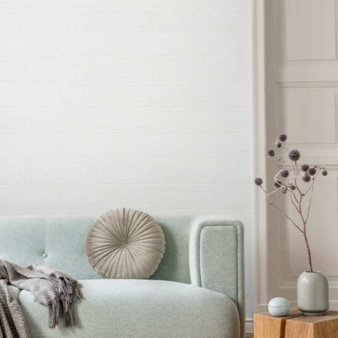 폼드림하우스 접착식 압축 폼블럭 10m, 모던화이트, 1개