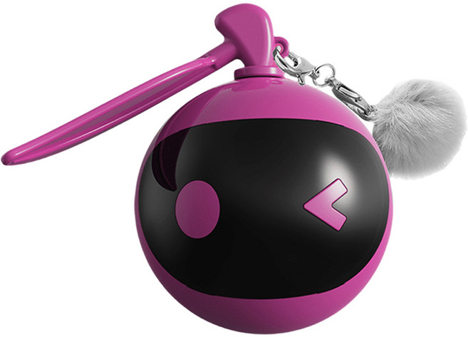 Bayler 智能逗貓精靈 自動避障電動逗貓球, 玫紅色, 1個