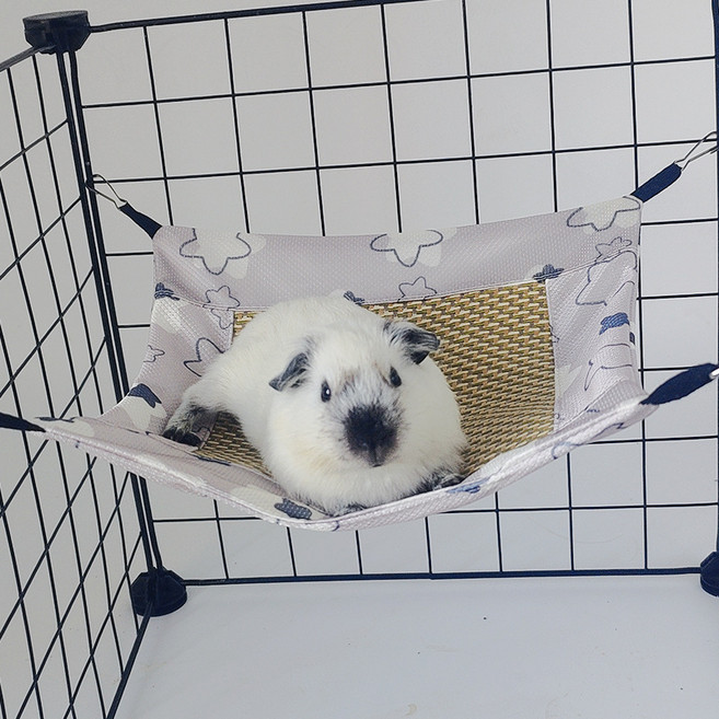 요런개 소동물 핫썸머 패턴 해먹 M, 스타, 1개