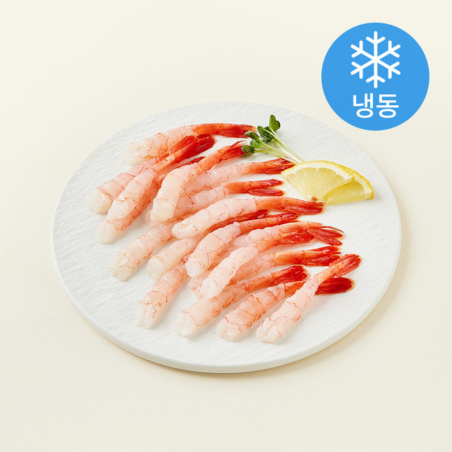 바이킹마켓 북방도화 새우살 횟감용 2L (냉동), 1개, 80g