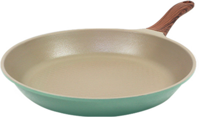 키친아트 본 우드 파스텔민트 다이아 프라이팬, 30cm, 1개