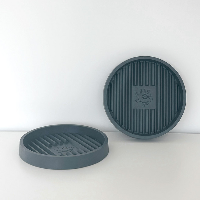 모나코올리브 뚫어뻥 물받이 건조대, 그레이, 2개