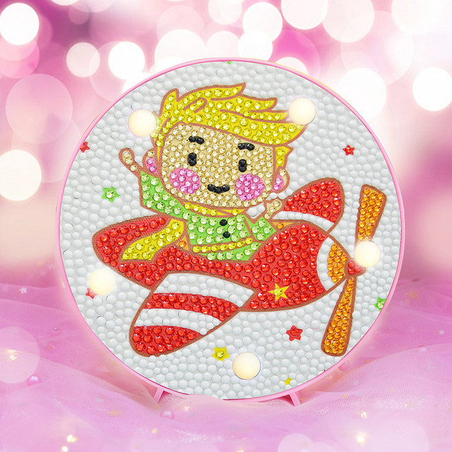 홈데코 LED 어린이 보석십자수 DIY, 1개, 26 어린왕자