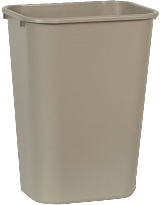 Rubbermaid 樂柏美 桌邊垃圾桶 26.6L, 米色