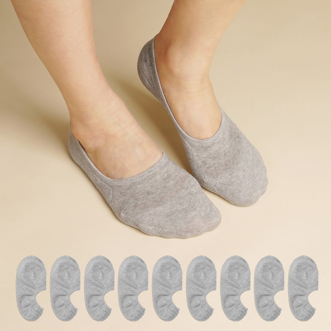 Sockpiens 女款 絕對不脫落趾尖加固隱形襪