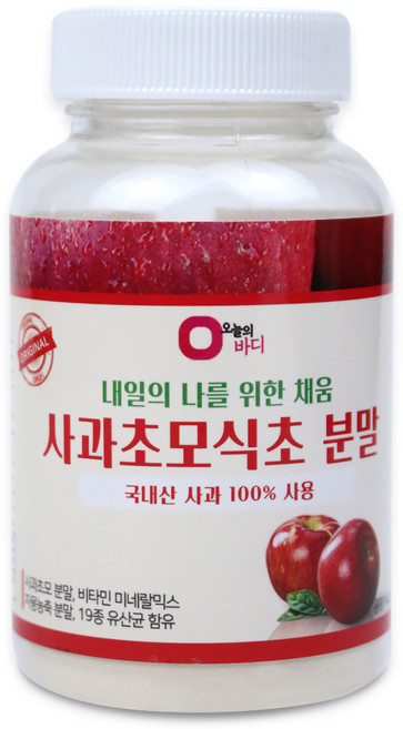 오늘의바디 사과초모식초 분말, 140g, 1개