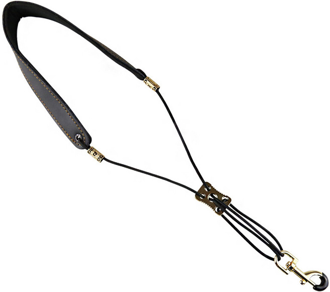 메이크미 관악기 색소폰 멜빵 끈, 1개, 블랙