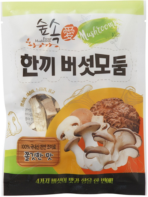 Forest Mushroom 一餐份綜合菇(10g*10包), 1個, 100g