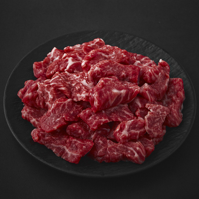 한우 정육 1++등급 세절 국거리용 (냉장), 1개, 300g