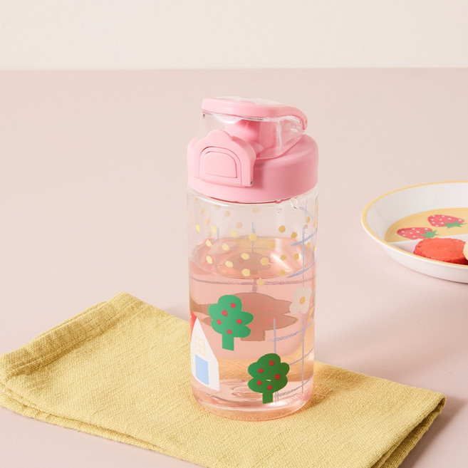 모던하우스 스트로베리빌리지 원터치보틀, 1개, 500ml, 혼합색상