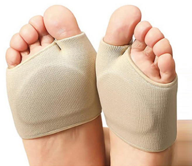 발바닥 실리콘 보호 패드 화이트 L, 1세트