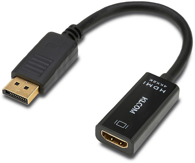 케이엘컴 DisPlayPort to HDMI 컨버터 단방향, KL121