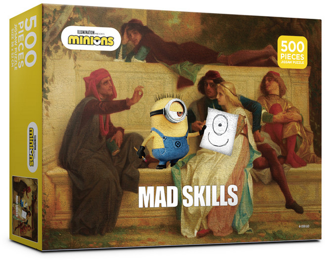 미니언즈 매드 스킬즈 직소퍼즐 AL5319, 혼합색상, 500피스, 1개