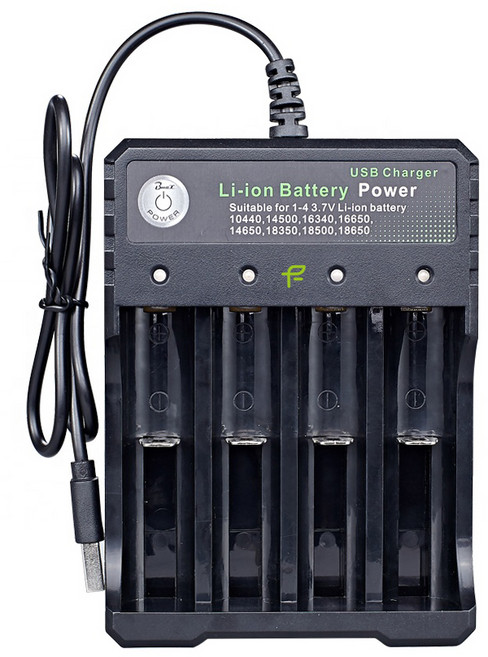 18650 배터리 고속 충전기 4구 BH-042100-04U, 1개